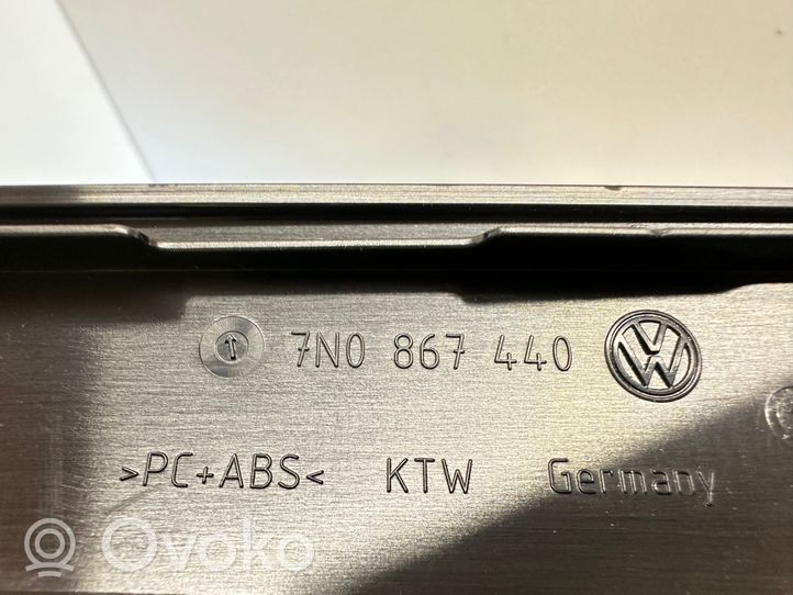 Volkswagen Sharan Ramka schowka deski rozdzielczej 7N0867440