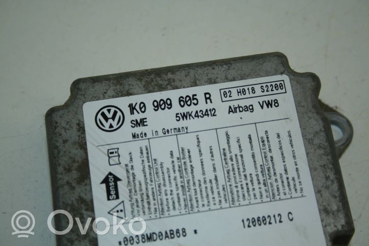 Skoda Octavia Mk2 (1Z) Centralina/modulo airbag 1K0909605R