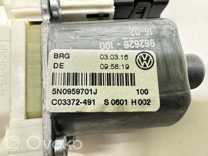 Volkswagen Tiguan Silniczek podnośnika szyby drzwi przednich 5N0959701J
