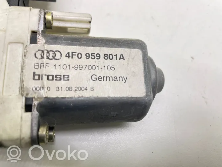 Audi A6 S6 C6 4F Etuoven ikkunan nostomoottori 4F0959801A