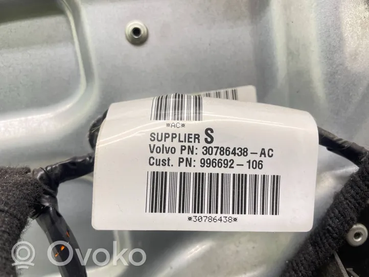 Volvo V50 Sliding door window regulator with motor 8679082