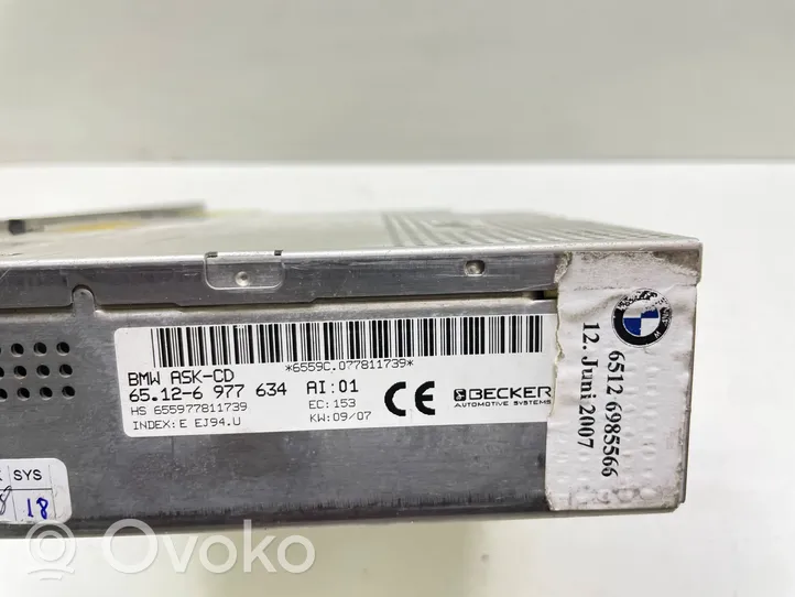 BMW 7 E65 E66 Caricatore CD/DVD 65126977634