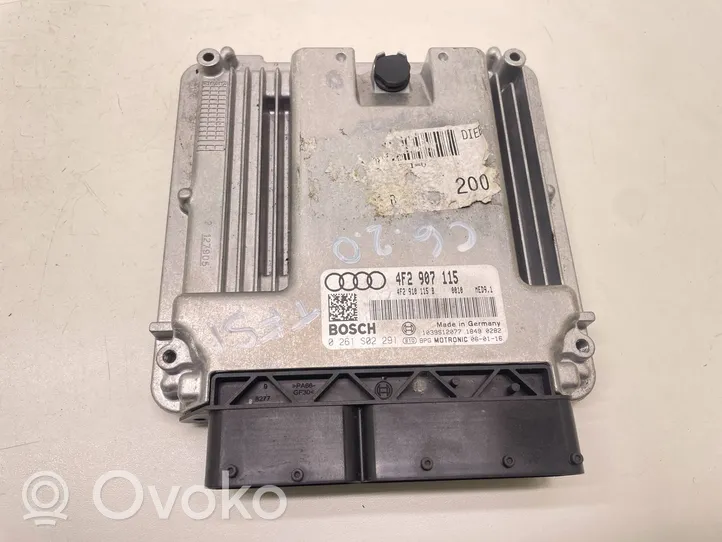 Audi A6 S6 C6 4F Variklio valdymo blokas 4F2910115B