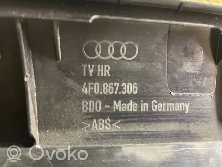 Audi A6 S6 C6 4F Rivestimento del pannello della portiera posteriore 4F0867306