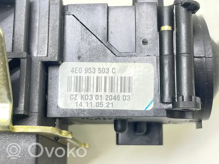 Audi A6 S6 C6 4F Leva/interruttore dell’indicatore di direzione e tergicristallo 4E0953513A