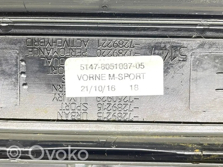 BMW 4 F32 F33 Priekinio slenksčio apdaila (vidinė) 5147805103705