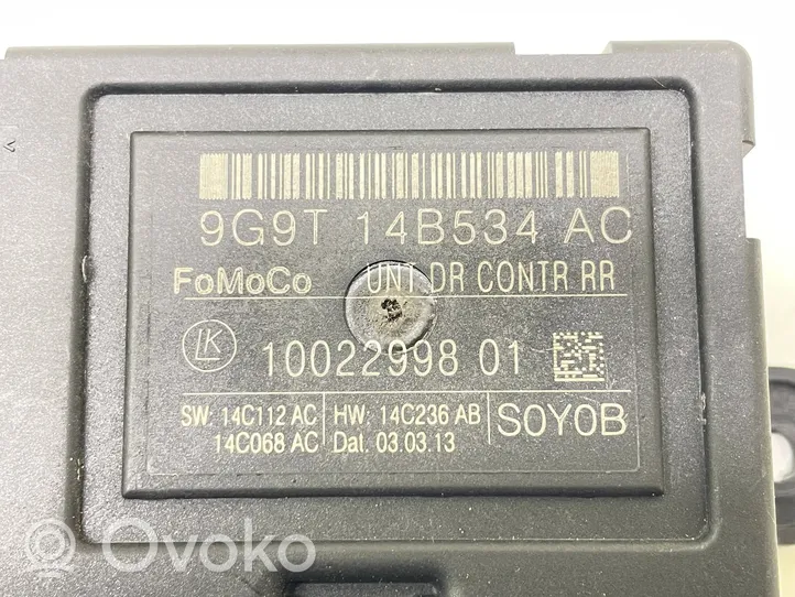 Volvo XC60 Door control unit/module 9G9T14B534AC