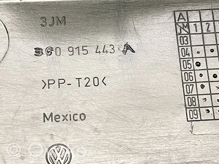 Volkswagen Golf VI Couvercle de boîtier de batterie 3C0915443A
