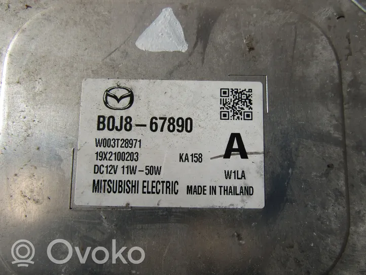 Mazda 3 Moduł sterujący statecznikiem LED B0J8-67890