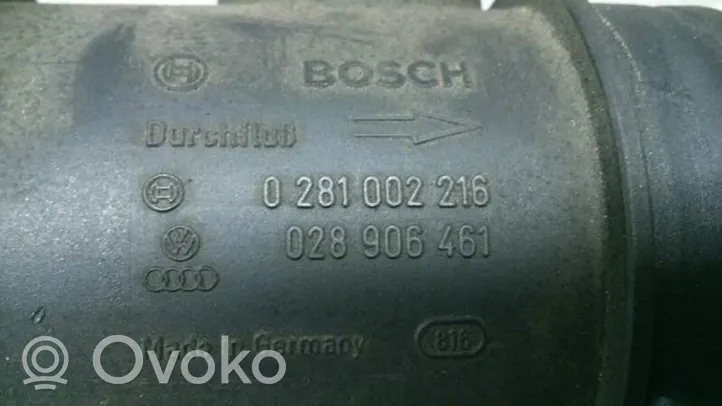 Volkswagen PASSAT B5 Ilmamassan virtausanturi 028906461