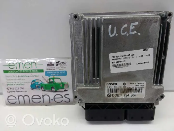 BMW 7 E65 E66 Calculateur moteur ECU 7794904