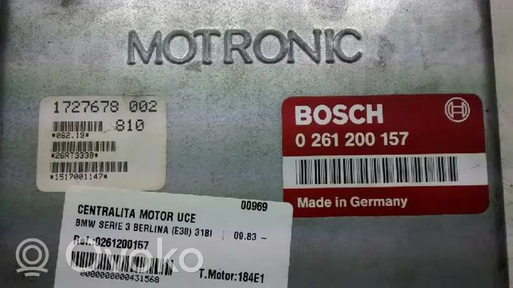 BMW 3 E30 Sterownik / Moduł ECU 1727678002