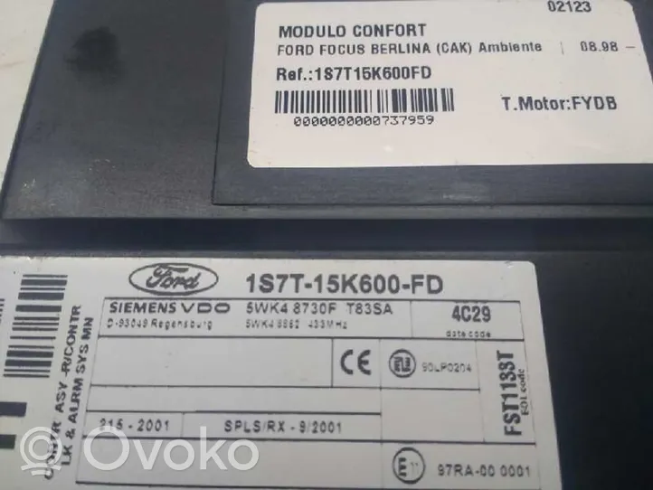 Ford Focus Mukavuusmoduuli 1S7T15K600FD