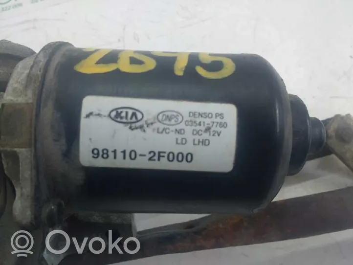 KIA Cerato Tiranti e motorino del tergicristallo anteriore 981102F000