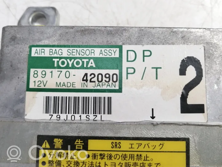 Toyota RAV 4 (XA20) Oro pagalvių valdymo blokas 8917042090