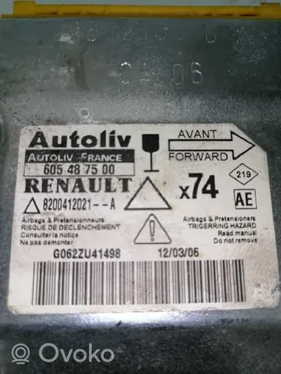 Renault Laguna II Sterownik / Moduł Airbag 8200412021A