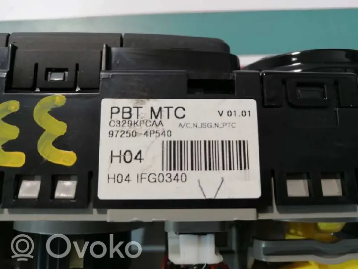 Hyundai i20 (PB PBT) Ilmastoinnin ohjainlaite 972504P540