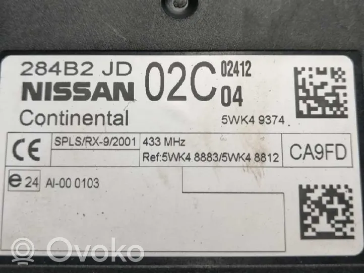 Nissan Qashqai Muut ohjainlaitteet/moduulit 284B2JD02C