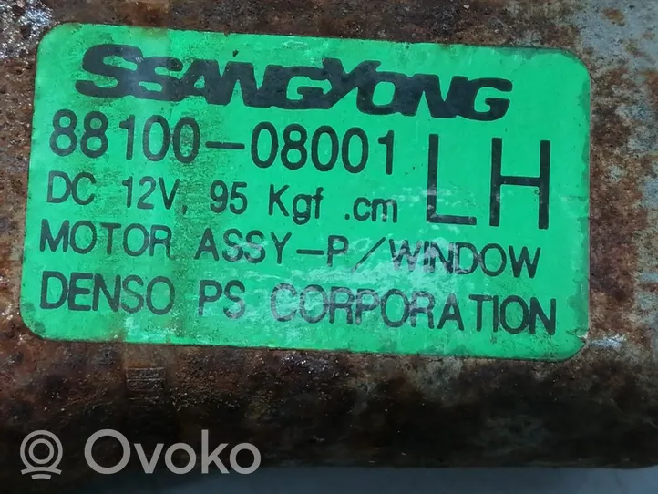 SsangYong Rexton Rear door window regulator with motor 8810008001