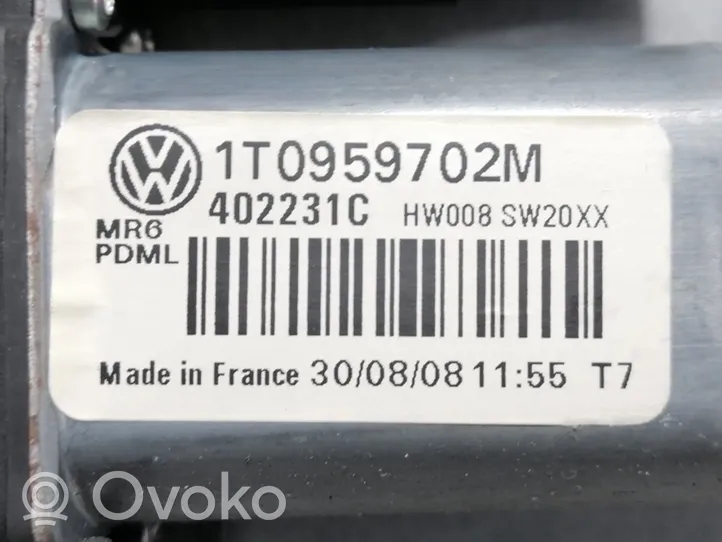 Volkswagen Touran I Etuoven sähkökäyttöinen ikkunan nostin 1T0959702M