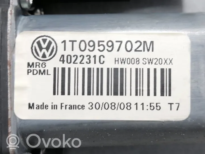 Volkswagen Touran I El. lango pakėlimo mechanizmas be varikliuko 1T0959702M