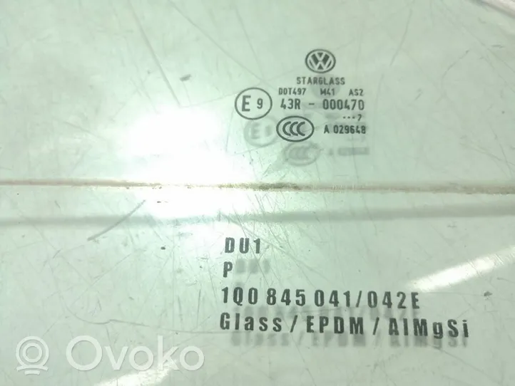 Volkswagen Eos Rear door window glass 1Q0845041