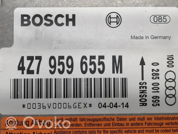 Audi A6 Allroad C5 Sterownik / Moduł Airbag 4Z7959655M