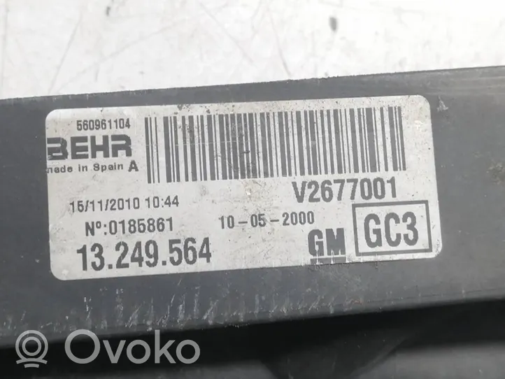 Opel Corsa D Elektryczny wentylator chłodnicy 13249564