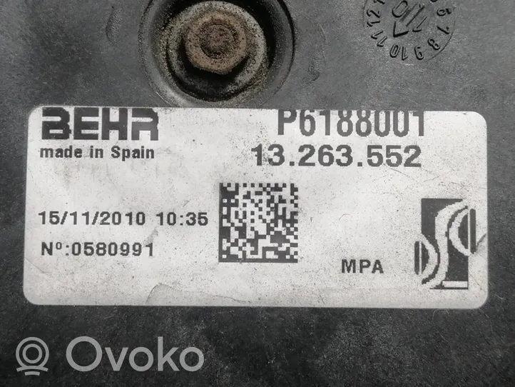 Opel Corsa D Elektryczny wentylator chłodnicy 13249564