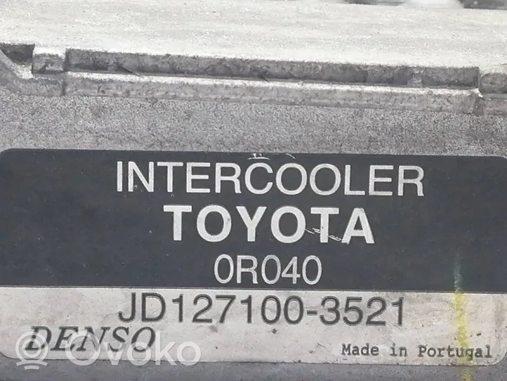 Toyota Verso Chłodnica powietrza doładowującego / Intercooler JD1271003521