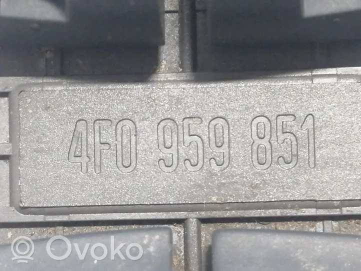 Audi A6 S6 C6 4F Interruttore di controllo dell’alzacristalli elettrico 4F0959851