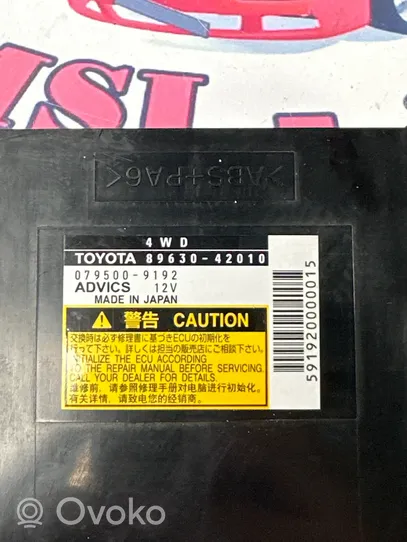 Toyota Corolla E140 E150 Autres unités de commande / modules 8963042010