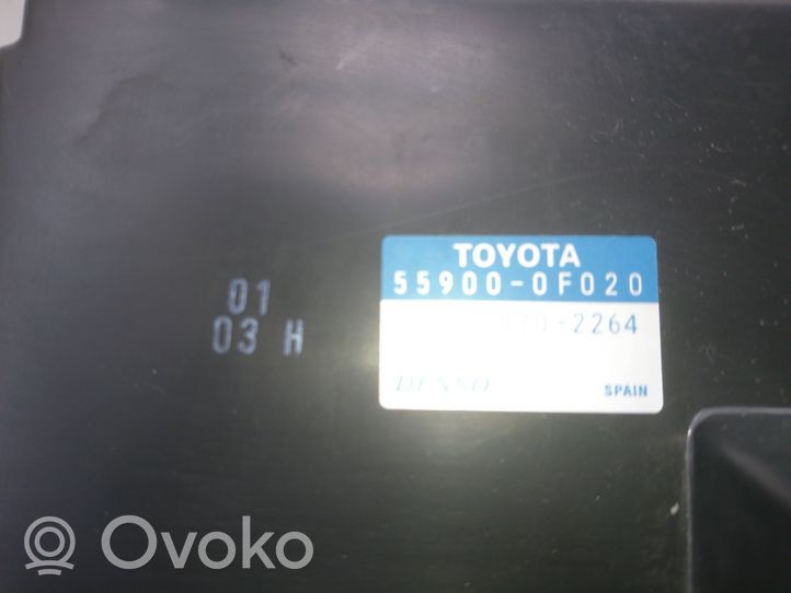 Toyota Corolla Verso AR10 Unité de contrôle climatique 559000F020
