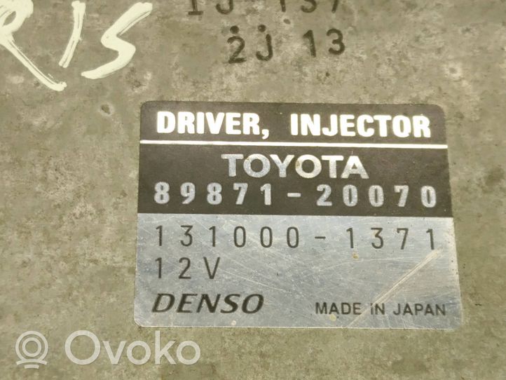 Toyota Auris 150 Polttoaineen ruiskutuksen ohjainlaite/moduuli 