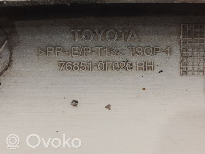 Toyota Corolla Verso AR10 Lame de pare-chocs avant 768510F020