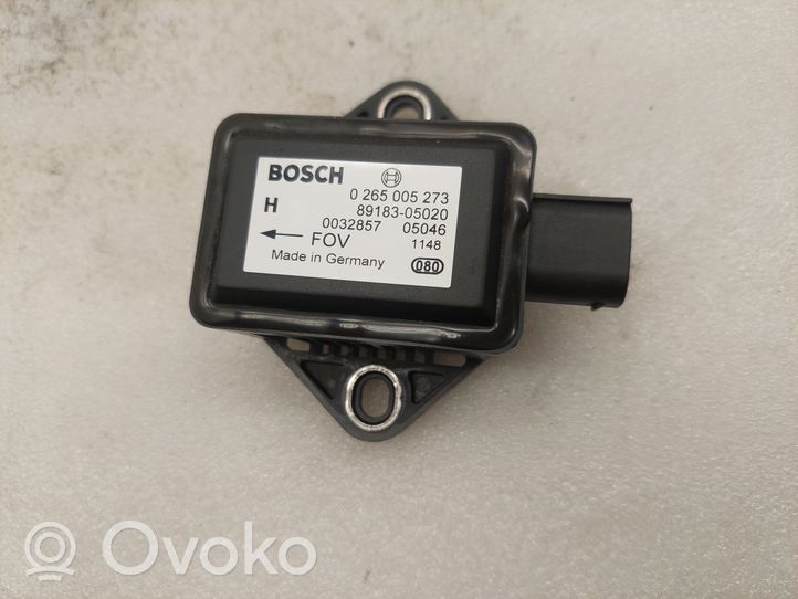 Toyota Avensis T250 Sensore di imbardata accelerazione ESP 0265005273