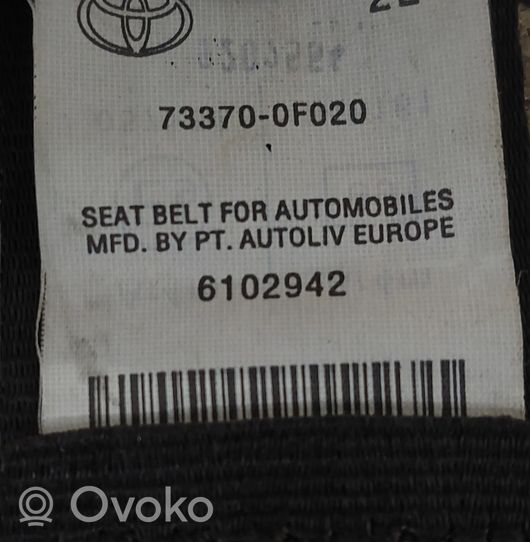 Toyota Verso Задний ремень безопасности 733700F020