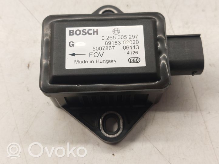 Toyota Avensis T250 Sensore di imbardata accelerazione ESP 0265005297