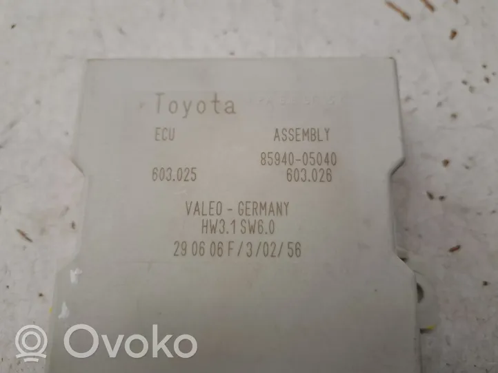Toyota Avensis T250 Relè tergicristallo 
