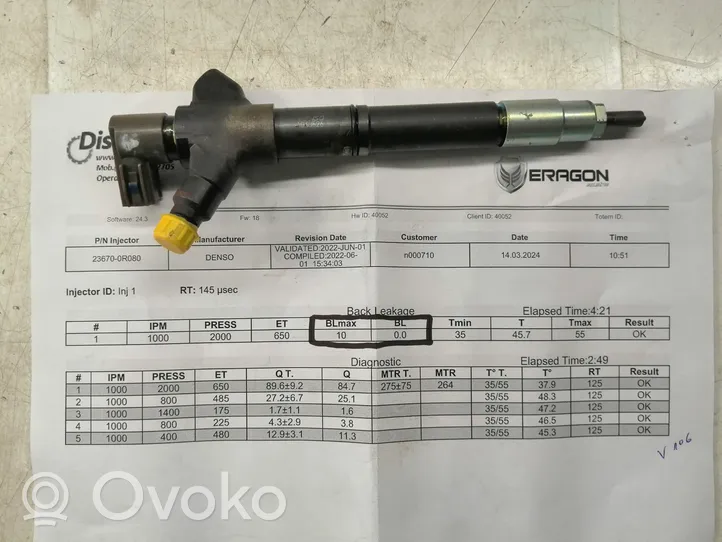 Toyota Verso Injecteur de carburant 2367029136