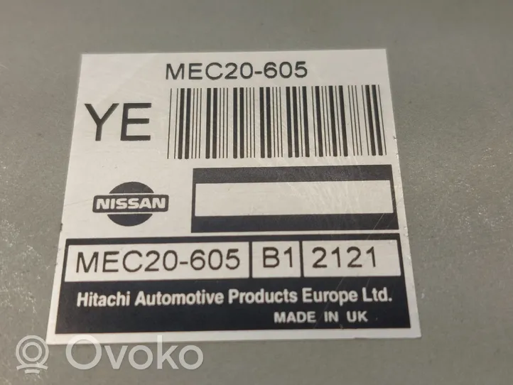 Nissan Almera N16 Engine control unit/module MEC20605