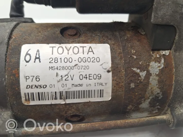 Toyota Avensis T250 Starter motor 