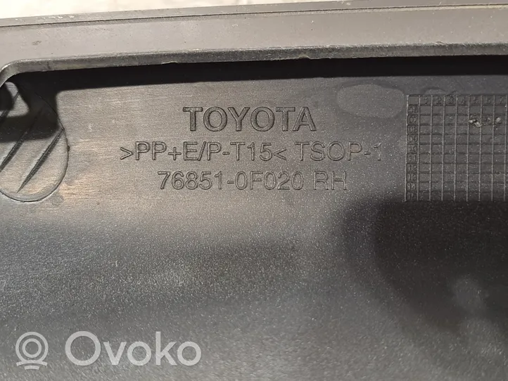 Toyota Corolla Verso AR10 Lame de pare-chocs avant 768510F020