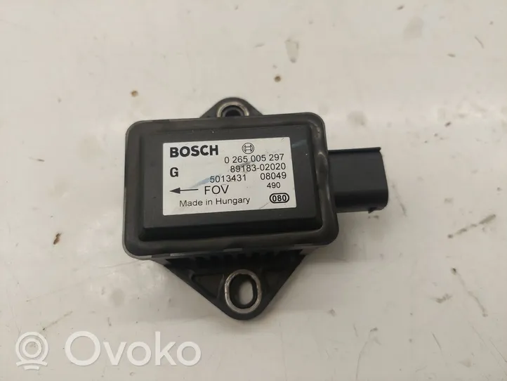 Toyota Corolla Verso AR10 Sensore di imbardata accelerazione ESP 0265005297