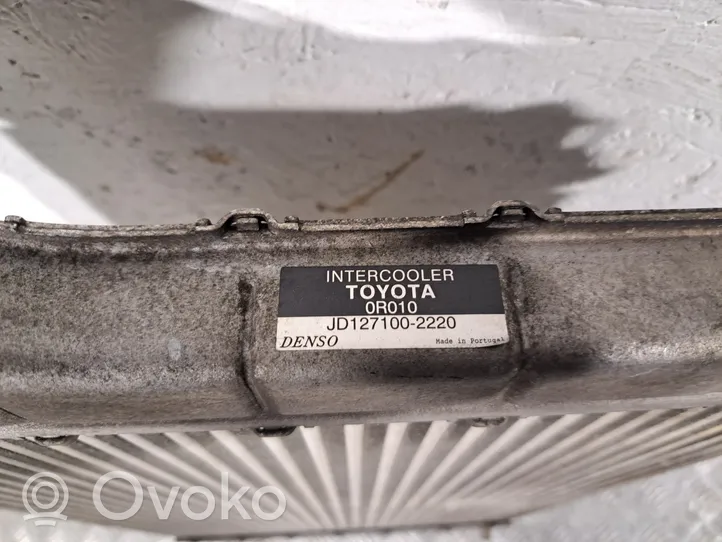 Toyota Corolla Verso AR10 Starpdzesētāja radiators JD1271002220