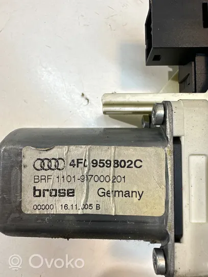 Audi A6 S6 C6 4F Moteur de lève-vitre de porte arrière 4F0959802C