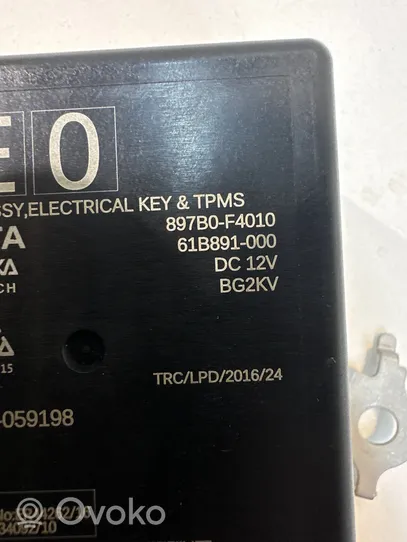 Toyota C-HR Centralina/modulo keyless go 897B0F4010