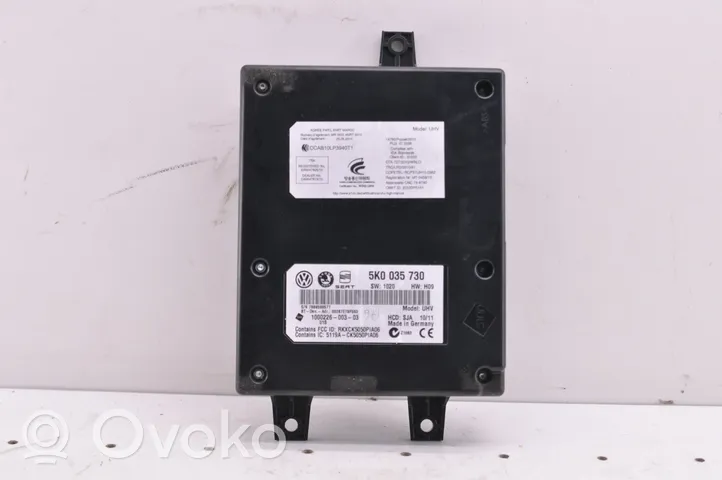 Volkswagen Golf VI Bluetooth control unit module 5K0035730