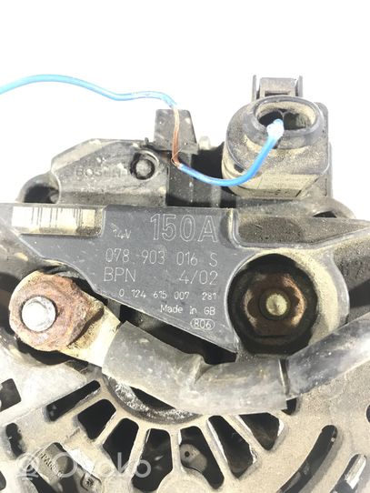 Audi A6 S6 C5 4B Generatore/alternatore 078903016S