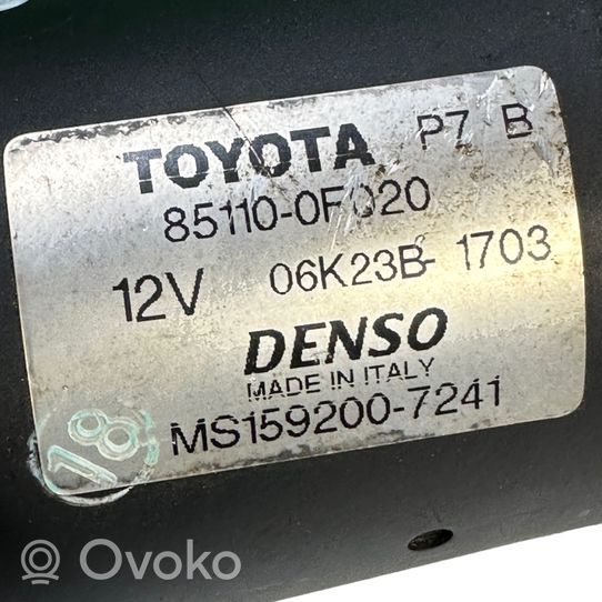 Toyota Corolla Verso AR10 Etupyyhkimen vivusto ja moottori 851100F020